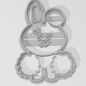 PASCUAS CONEJO POMPONES de 7 cm - DISPONIBLE SVG