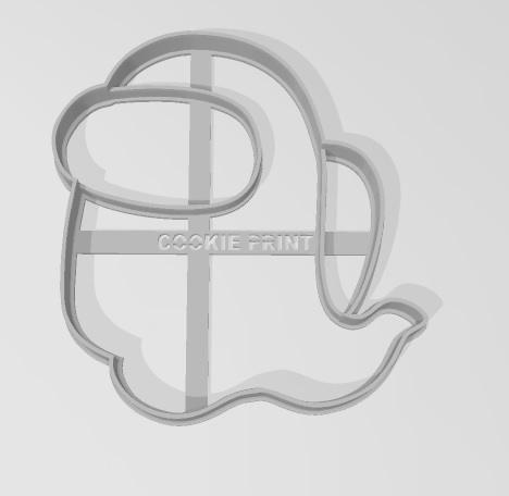AMONG US FANTASMA de 9 cm -DISPONIBLE SVG