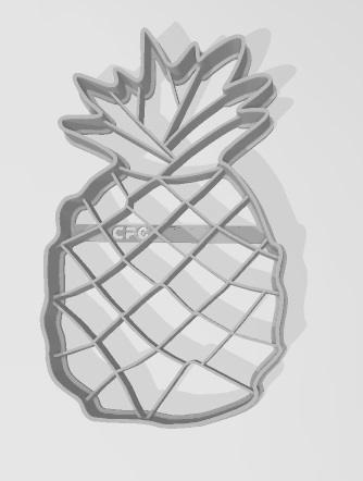 FRUTAS ANANA 01 de 11 cm - DISPONIBLE SVG