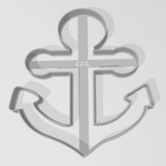 NAVAL ANCLA 01 CONTORNO de 11 cm