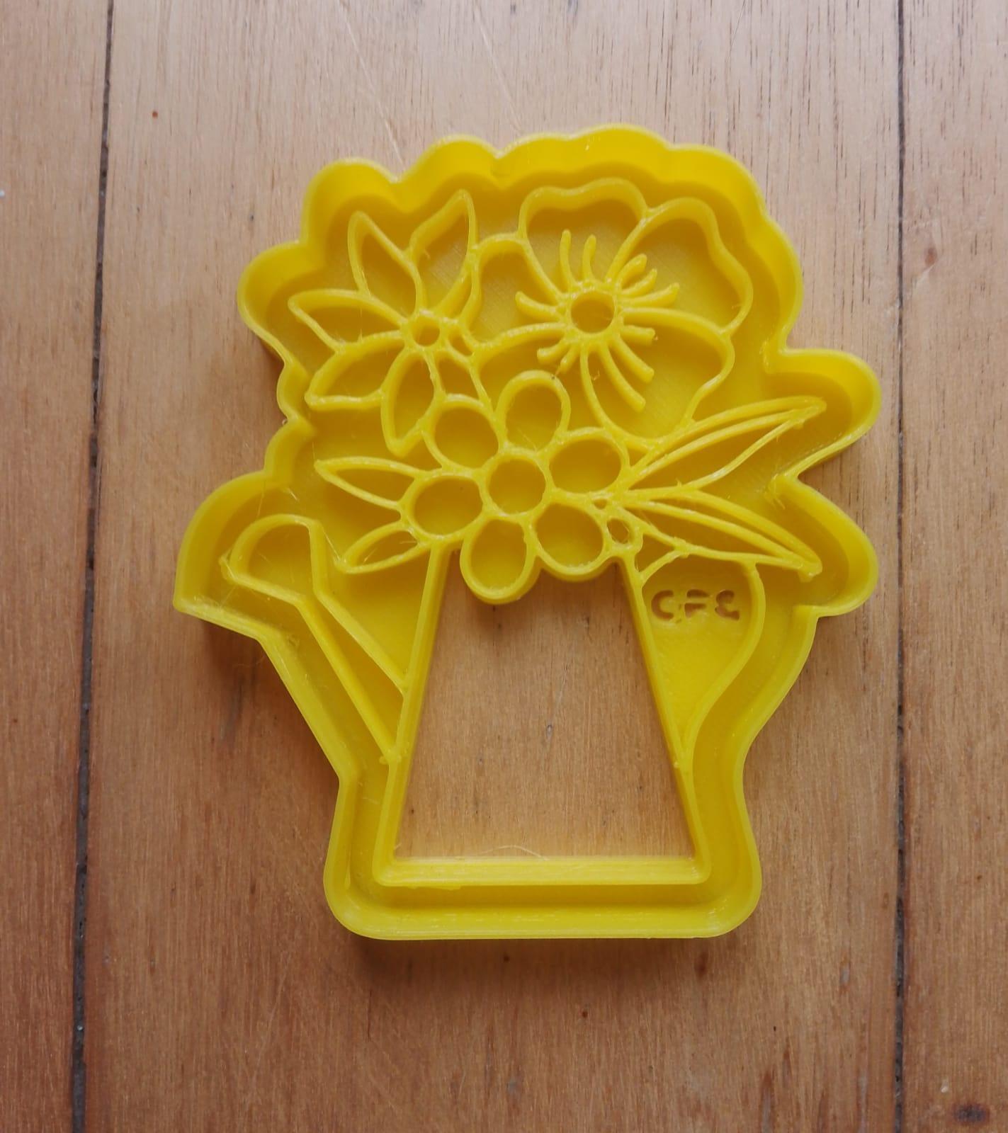 DIA DE LA MADRE REGADERA CON FLORES de 9 cm - Imagen 2
