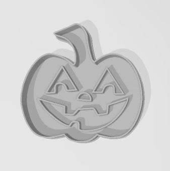 HALLOWEEN CALABAZA 03 CORTANTE con MARCADOR de 8 cm