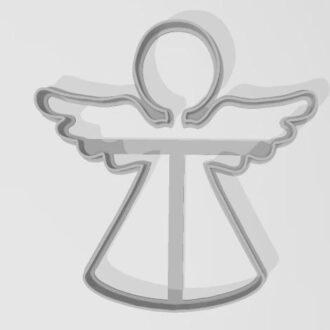 NAVIDAD ANGEL 04 CONTORNO de 8 y 10 cm
