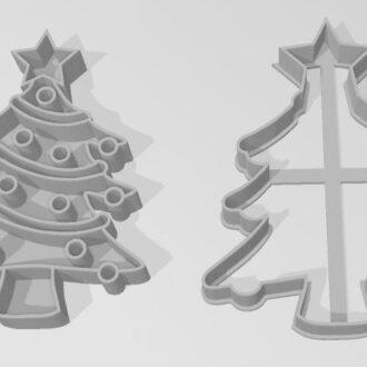 NAVIDAD ARBOL 10 COLLAGE de 9 cm