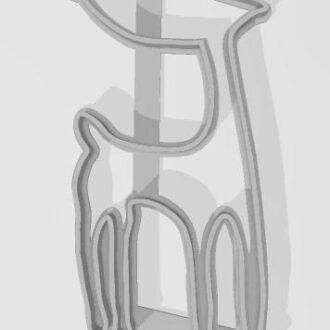 NAVIDAD RENO 04 CONTORNO de 7.5 cm