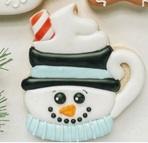 NAVIDAD TAZA MUÑECO DE NIEVE CONTORNO de 85 mm - Imagen 2
