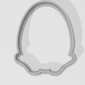 PASCUAS HUEVO CON PATAS CONTORNO de 4 cm