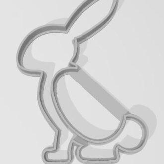 PASCUAS CONEJO CUERPO 17 porta huevo CONTORNO de 8 cm
