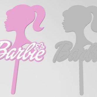 PERSONAJES BARBIE CARA CON LOGO TOPPER