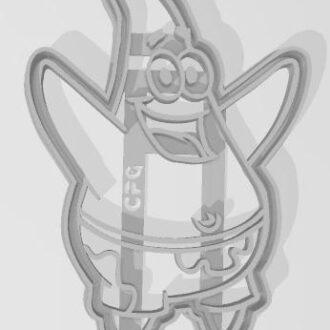 PERSONAJES BOB ESPONJA PATRICIO 02 CORTANTE de 9 cm