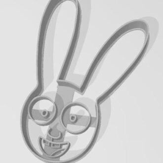 PERSONAJES CONEJO SIMON CARA CORTANTE MARCADOR 9 cm