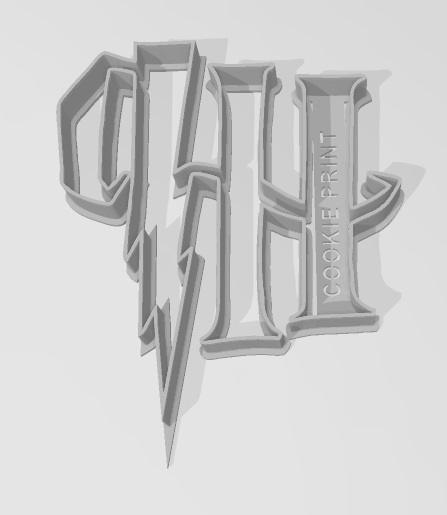 PERSONAJES HARRY POTTER LETRAS CONTORNO 9 cm