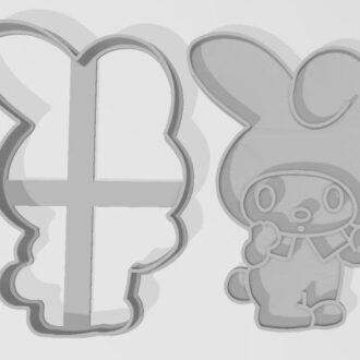 PERSONAJES HELLO KITTY - KITTY MY MELODY 02 COLLAGE 8 cm