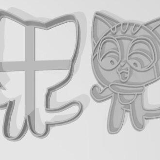 PERSONAJES FAMILIA PURR HERMANO PURR CUERPO COLLAGE  8 cm