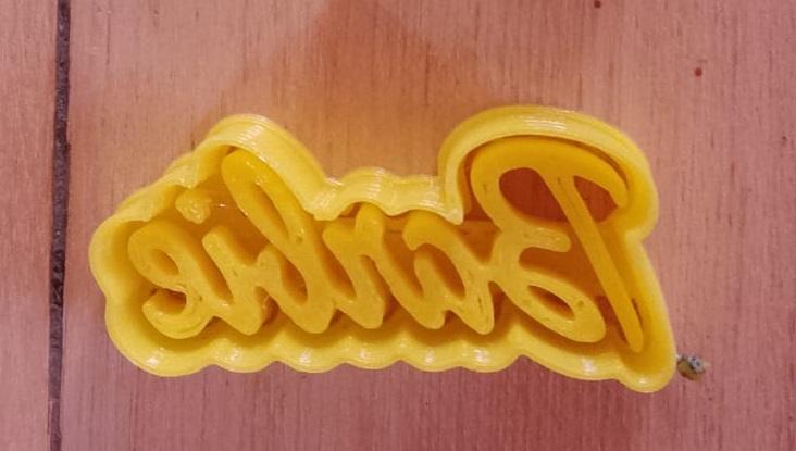 PERSONAJES BARBIE LOGO CORTANTE MARCADOR de 5 cm - Imagen 2