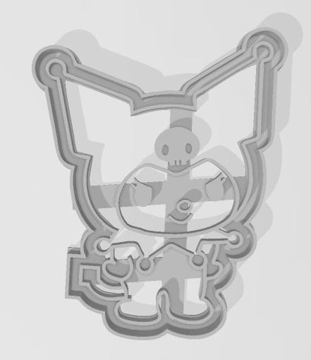 PERSONAJES KUROMI CUERPO CORTANTE MARCADOR 8 cm