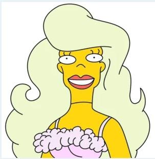 PERSONAJES SIMPSON STACY MALIBU COLLAGE de 8 cm - Imagen 2