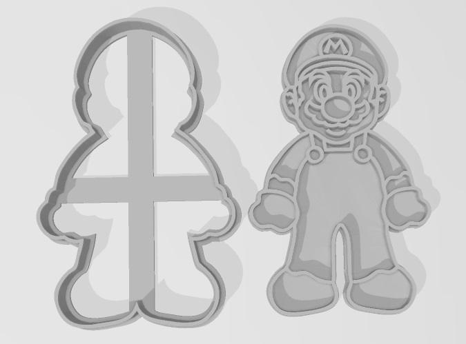 PERSONAJES MARIO BROSS CUERPO COLLAGE 7 cm
