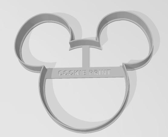 PERSONAJES MICKEY MOUSE CARA CONTORNO 2-4-5-8- 9 y 10 cm