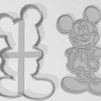 PERSONAJES MICKEY MOUSE CUERPO COLLAGE de 10 cm
