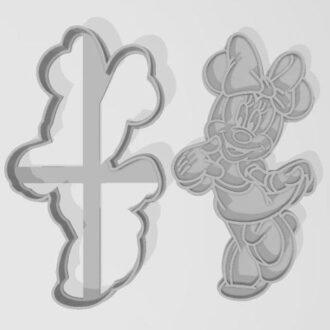 PERSONAJES MINNIE MOUSE CUERPO 01 COLLAGE 10 cm