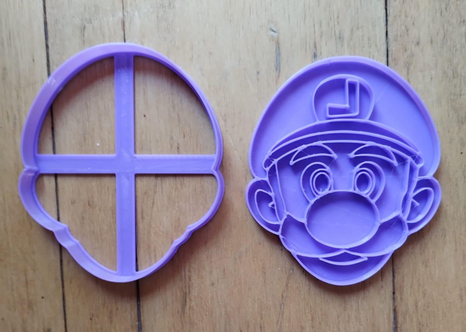 PERSONAJES MARIO BROSS LUIGI CARA COLLAGE 8 cm - Imagen 2