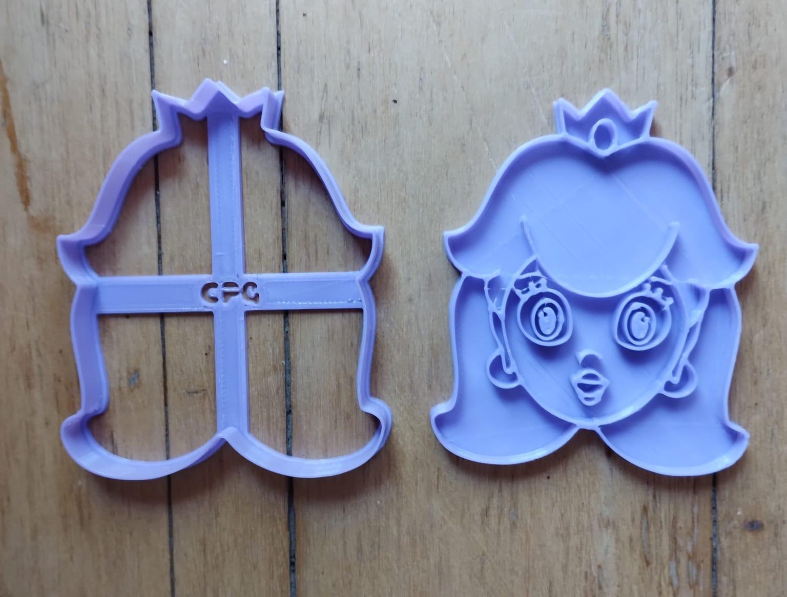PERSONAJES MARIO BROSS PEACH CARA COLLAGE 8 cm - Imagen 2