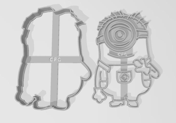 PERSONAJES MINION STUART COLLAGE