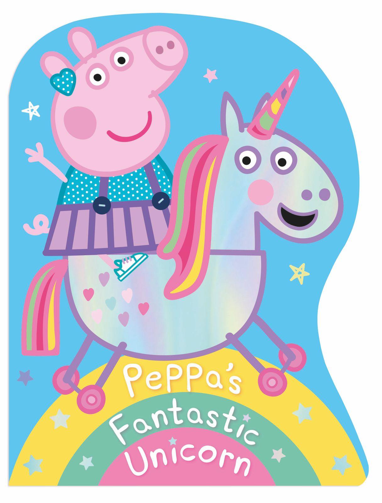 PERSONAJES PEPPA PIG EN UNICORNIO COLLAGE - Imagen 2