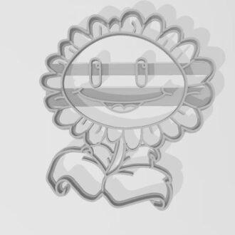 PERSONAJES PLANTAS vs ZOMBIES GIRASOL CORTANTE MARCADOR