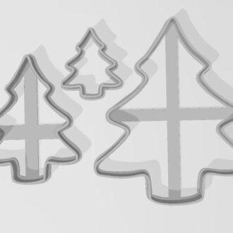 NAVIDAD ARBOL 18 CONTORNO kit x 3 unidades